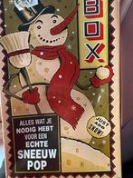Sneeuwpop in een doos - Compleet voor de buitensneeuwpop, Hobby en Vrije tijd, Ophalen of Verzenden, Zo goed als nieuw, Materiaal