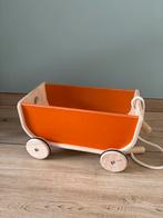 Houten Trekkar Dille & Kamille/PlanToys, Kinderen en Baby's, Speelgoed | Houten speelgoed, Ophalen, Zo goed als nieuw, Duw- of Trekspeelgoed