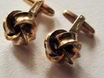 Vintage: AMERIK Manchet Knopen / MANCHETKNOPEN Doublé, Verzenden, Overige materialen, Manchetknopen, Verguld