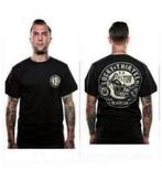 lucky 13, t -shirt, black sin, biker, rocker, man, vrouw, Zwart, Nieuw, Overige maten, Ophalen of Verzenden