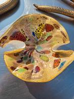 Schaaltje TUTTI FRUTTI glas Italië.DALEN,DRENTHE, Gebruikt, Schaal, Rond, Ophalen of Verzenden