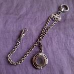 Oude Horlogeketting met Portrethanger, Verzenden, Gebruikt, Overige materialen