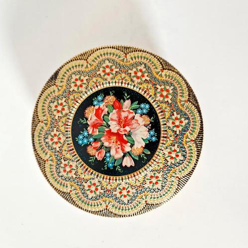 vintage blikken koektrommel koekjes trommel blik, Verzamelen, Blikken, Gebruikt, Koek(jes), Overige merken, Ophalen of Verzenden