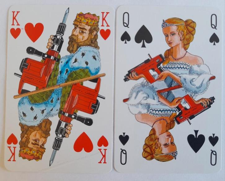 Aparte reclame speelkaarten voor Hilti,nog geseald, Verzamelen, Speelkaarten, Jokers en Kwartetten, Speelkaart(en), Ophalen of Verzenden