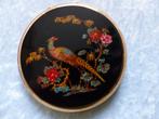 Mooie Oude Poederdoos - Pauw met Rozen - Stratton - 50er  ja, Antiek en Kunst, Ophalen of Verzenden