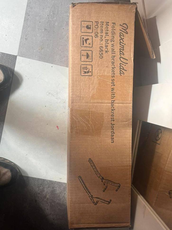 muurbeugel met rugleuning voor opklapbare bank, Doe-het-zelf en Verbouw, Overige Doe-het-zelf en Verbouw, Ophalen of Verzenden