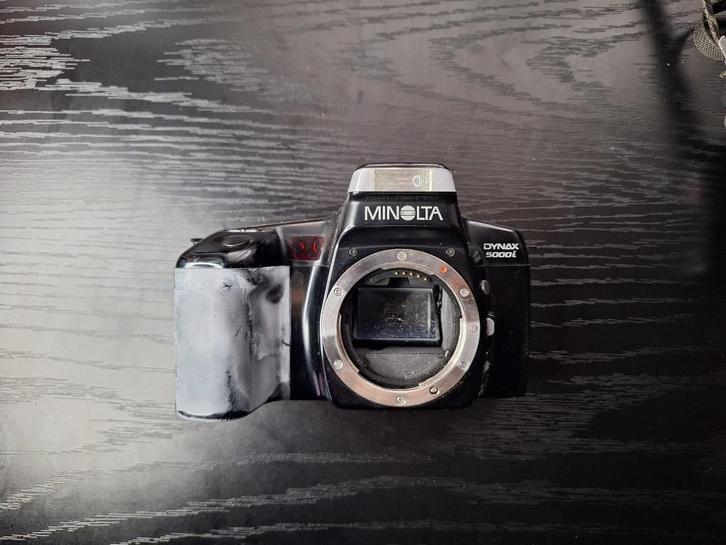 Minolta Analoge Camera set + accesoires [ Retro / Vintage ], Audio, Tv en Foto, Fotocamera's Analoog, Zo goed als nieuw, Compact