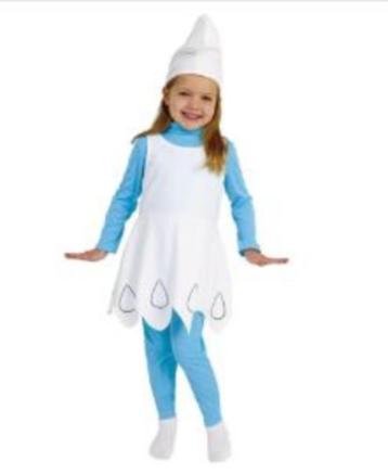 Zeer Compleet Smurfin outfit mt 92 / 98 beschikbaar voor biedingen
