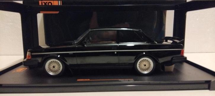 Volvo 240 Turbo BBS wheels pianoblack 1983 IXO 1:18 KRD, Hobby en Vrije tijd, Modelauto's | 1:18, Zo goed als nieuw, Auto, Overige merken