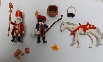 Playmobil Sinterklaas en Zwarte Piet Set beschikbaar voor biedingen