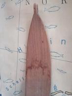 1 ANTIEKE HOUTEN SKI ROND 1930 MOOIE GELEEFDE STAAT 190 CM., Ophalen