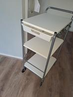 Serveer wagen met laden, Huis en Inrichting, Tafels | Sidetables, Ophalen of Verzenden, Zo goed als nieuw, Rechthoekig, 200 cm of meer