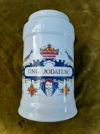 Apothekers pot met opschrift Ung. Jodatum., Antiek en Kunst, Antiek | Keramiek en Aardewerk, Verzenden