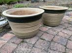 Grote bloempotten, Tuin en Terras, Bloempotten, Ophalen, Gebruikt, 40 cm of meer, Rond