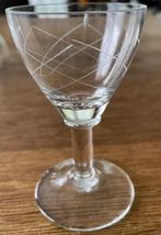 7 geslepen glaasjes, Antiek en Kunst, Antiek | Glas en Kristal, Ophalen of Verzenden