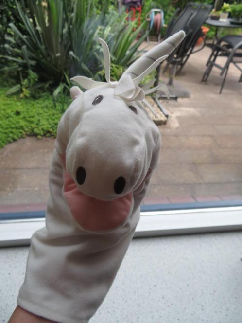 Handpop poppenkastpop Unicorn Eenhoorn van IKEA Fantasivarld, Kinderen en Baby's, Speelgoed | Knuffels en Pluche, Zo goed als nieuw
