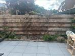 Hardhout schutting, Tuin en Terras, Schuttingen, Ophalen, Gebruikt
