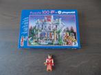 Playmobil - prinsessenkasteel puzzel - 100 stukjes, Ophalen of Verzenden, Zo goed als nieuw, Complete set
