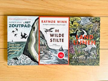 Raynor Winn- Het Zoutpad + De Wilde Stilte+ Landlijnen beschikbaar voor biedingen
