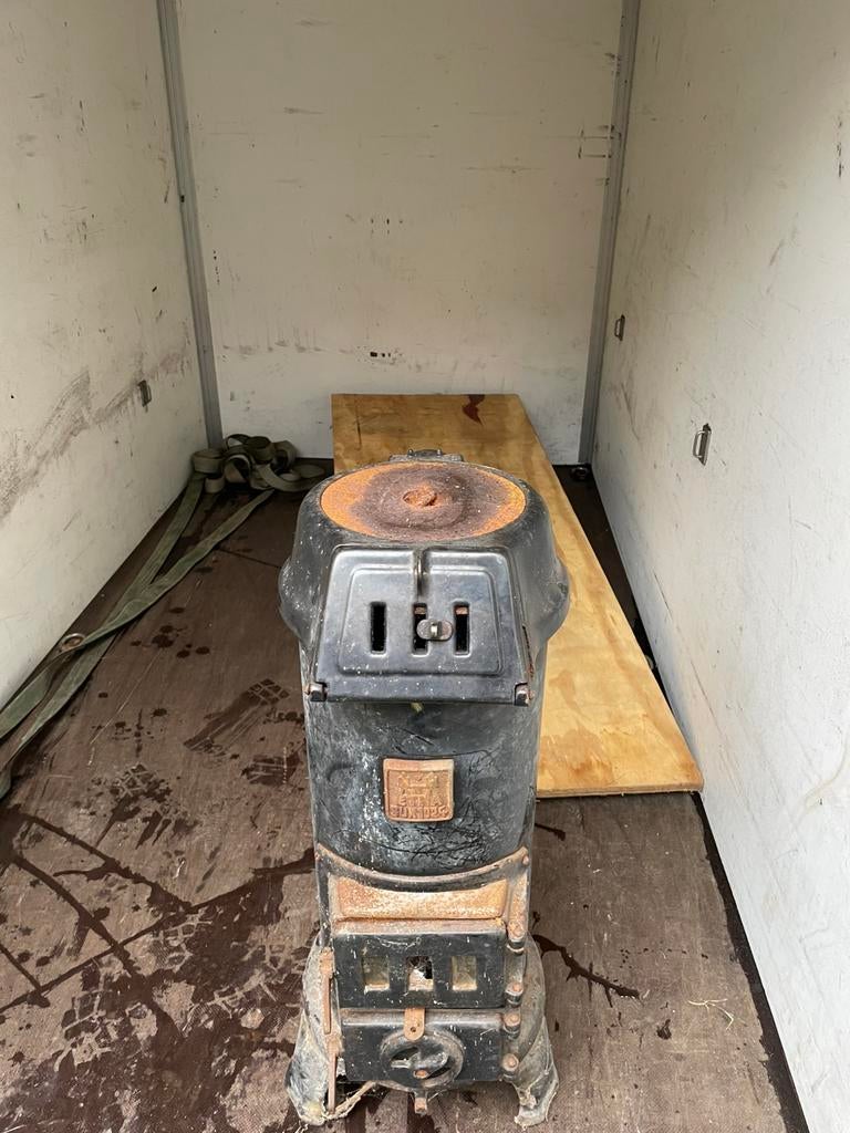 Hout / potkachel, Huis en Inrichting, Kachels, Potkachel, Gebruikt, Ophalen of Verzenden, Vrijstaand