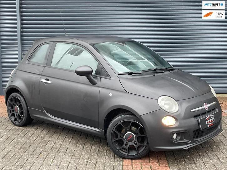 Fiat 500 1.2 Abarth Leer | Airco | Unieke Uitvoering, Auto's, Fiat, Bedrijf, Te koop, ABS, Airbags, Airconditioning, Centrale vergrendeling