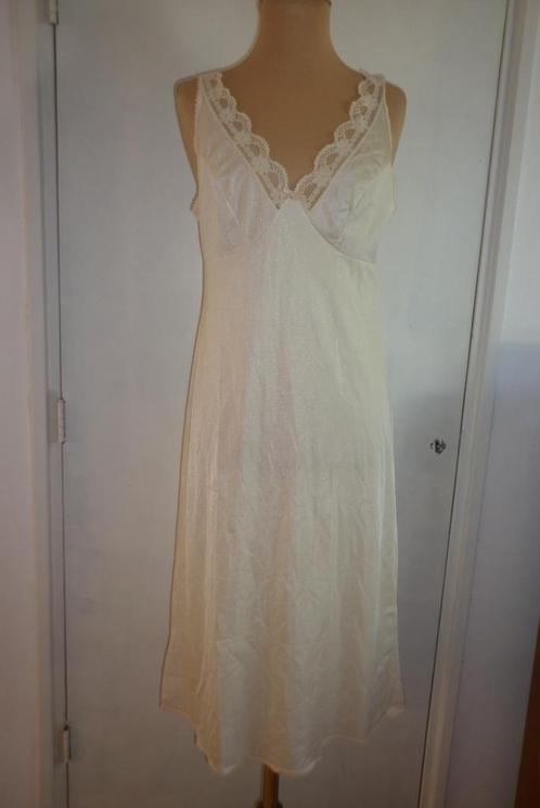 vintage onderjurk maat 42 , Kleding | Dames, Ondergoed en Lingerie, Overige typen, Beige, Verzenden