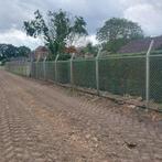 70 meter 1,5m hoog Aluminium hekwerk met aluminium draad, Ophalen, Gebruikt, Aluminium, Gaashekwerk