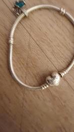 Pandora Armband met Bedel, Ophalen, Gebruikt, Met edelsteen, Zilver