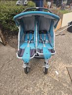 Duo/ tweeling kinderwagen, Ophalen, Gebruikt, Regenhoes