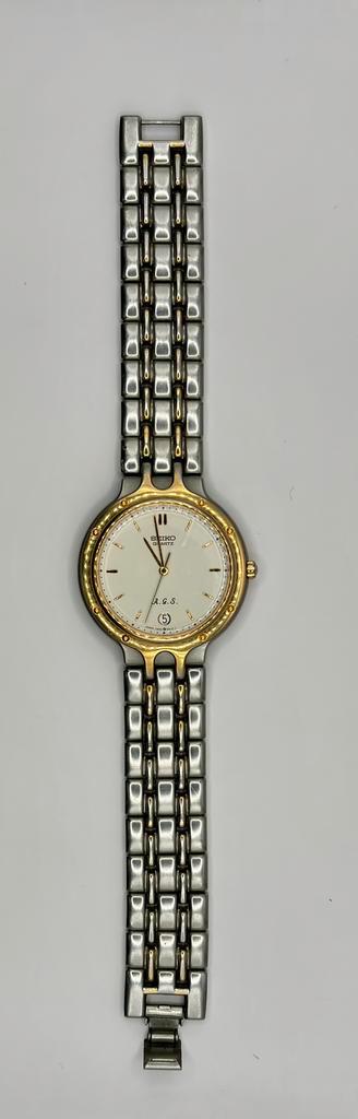 Seiko AGS Quartz 1988 vintage horloge 7M22-6A10 uurwerk beschikbaar voor biedingen