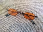 Oranje retro zonnebril, Sieraden, Tassen en Uiterlijk, Zonnebrillen en Brillen | Dames, Overige merken, Gebruikt, Ophalen of Verzenden