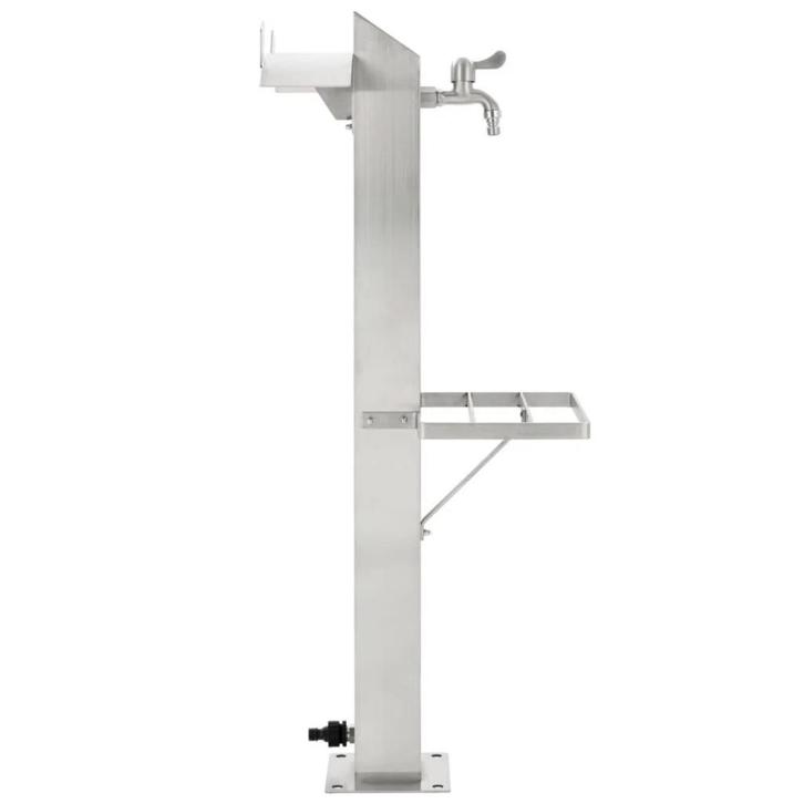 NIEUWE Waterkolom RVS met schap Op=Op!, Tuin en Terras, Buitenkranen, Nieuw, Ophalen of Verzenden