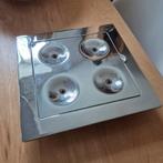 Lamp (op lampenolie), Huis en Inrichting, Woonaccessoires | Kandelaars en Kaarsen, Ophalen, Zo goed als nieuw, Metaal, Minder dan 25 cm