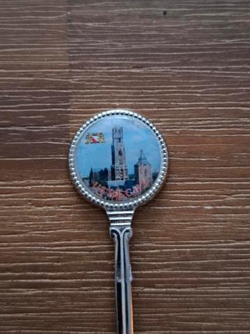 Vintage lepeltje Utrecht - Domtoren - emaille beschikbaar voor biedingen