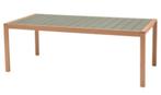 NIEUW!! KARWEI tuintafel Kees groen eucalyptus hout, Ophalen, Zo goed als nieuw, Rechthoekig, Hout