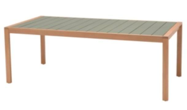 NIEUW!! KARWEI tuintafel Kees groen eucalyptus hout, Tuin en Terras, Tuintafels, Zo goed als nieuw, Rechthoekig, Hout, Ophalen