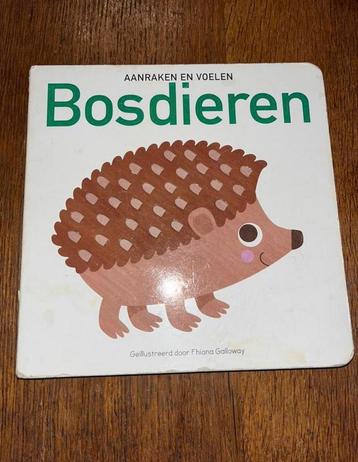 Boek ‘bosdieren’ voelboek baby peuter beschikbaar voor biedingen