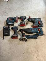 Bosch accugereedschap 18v set, Ophalen of Verzenden, Gebruikt, Boor- en Schroefmachine