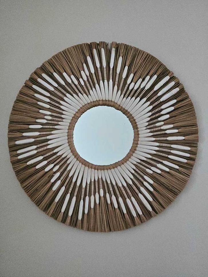 Wandspiegel Reza uit Bali 2, Huis en Inrichting, Woonaccessoires | Spiegels, Nieuw, 50 tot 75 cm, Minder dan 100 cm, Rechthoekig