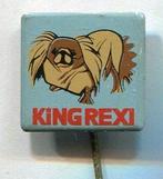Pekinees KING REXI blik honden speldje ( N_067a ), Verzenden, Zo goed als nieuw, Dier of Natuur, Speldje of Pin