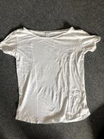 Wit basic shirt Amisu xs/s dames, Ophalen of Verzenden, Wit, Zo goed als nieuw