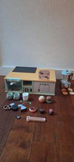 Houten koffiehoek met accessoires en Little Dutch kassa, Ophalen, Gebruikt, Hout, Speelkeuken-accessoire