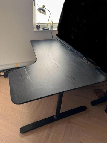 IKEA Bekant hoekbureau (rechts) zwart 160x110cm - afbeelding 2