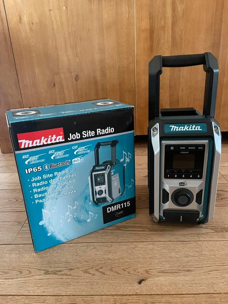 Makita Bouwradio Dmr115 | Gloednieuw, Audio, Tv en Foto, Radio's, Nieuw, Bouwradio, Ophalen of Verzenden
