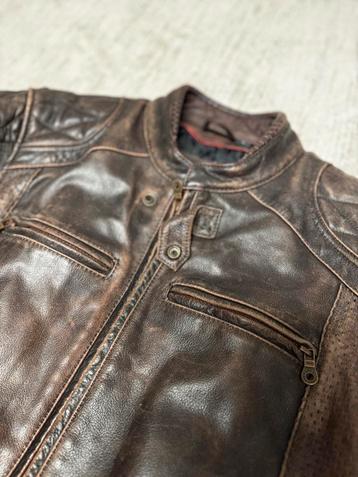 Harley-Davidson Men's Roadway 1 Leather Jacket Brown beschikbaar voor biedingen