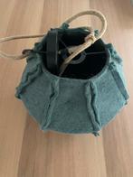 Groene Stoffen Hanglamp, Ophalen of Verzenden, Zo goed als nieuw, Stof, 50 tot 75 cm