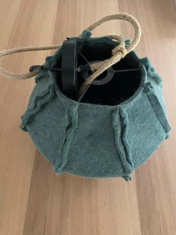 Groene Stoffen Hanglamp beschikbaar voor biedingen