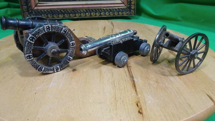 Kanonnen - miniatuur, Verzamelen, Militaria | Algemeen, Overige soorten, Overige gebieden, Ophalen of Verzenden