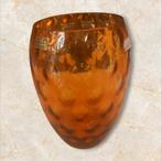 Nieuw glazen vaas bruin, Antiek en Kunst, Antiek | Glas en Kristal, Ophalen of Verzenden