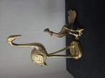 pauw en flamingo aluminium goud, Huis en Inrichting, Woonaccessoires | Overige, Ophalen of Verzenden, Nieuw
